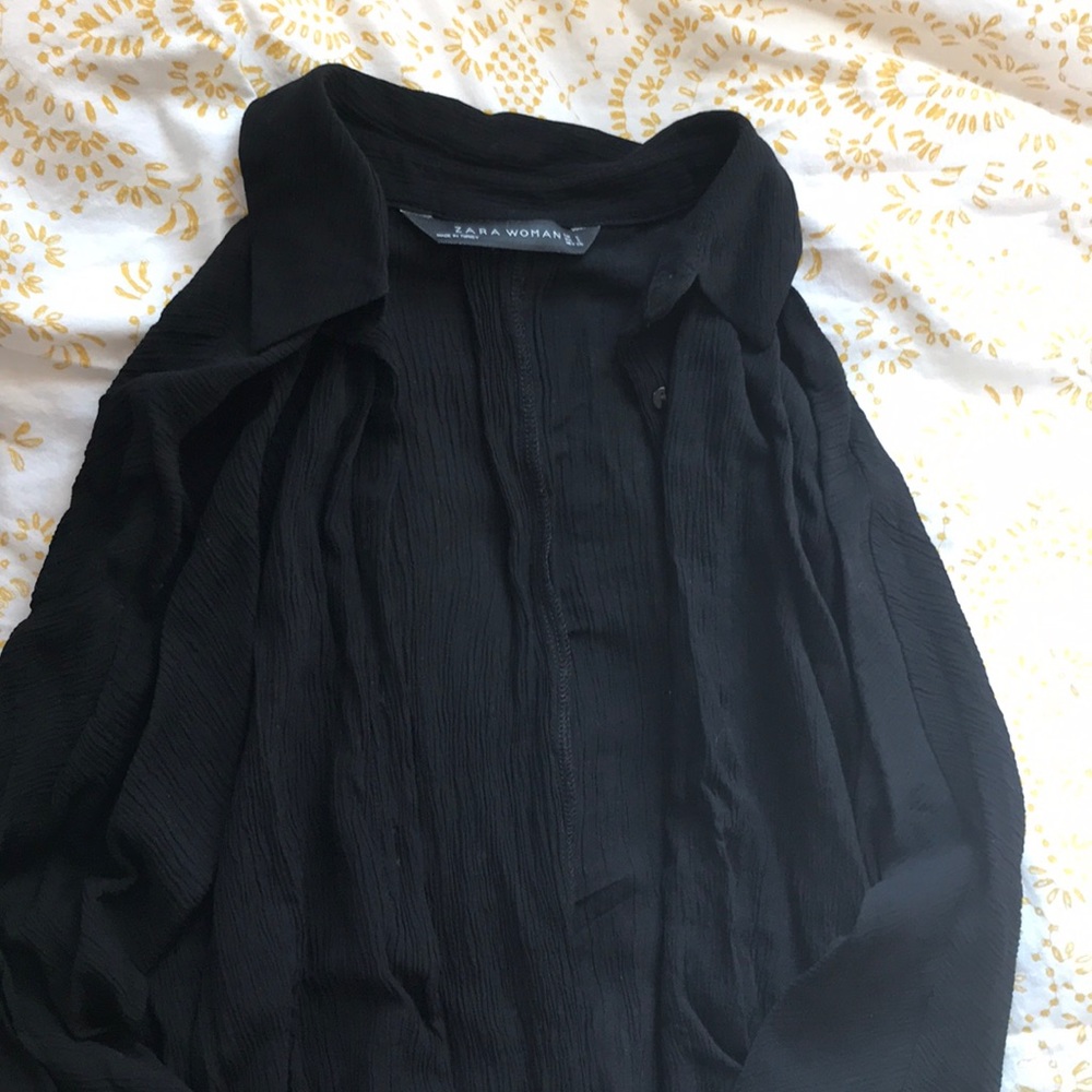 ZARA HIGH-LOW BUTTON DOWN